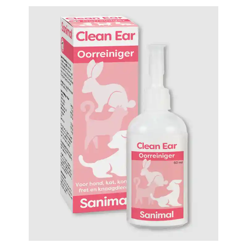 Goedkoop Sanimal Clean Ear Oorreiniger 60 ml