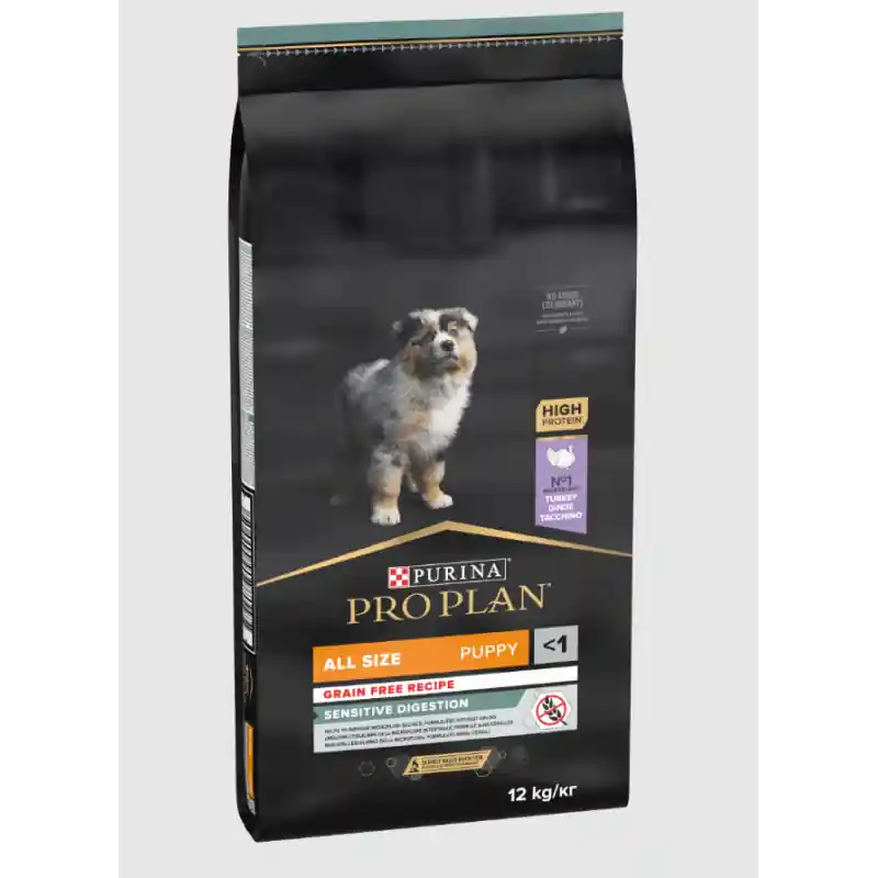 Op = Op Pro Plan Medium/ Large Sensitive Digestion Kalkoen Grain Free 12 kg