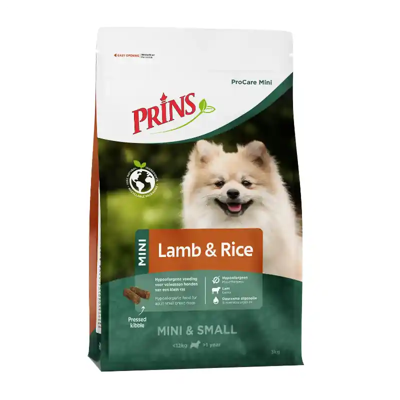 Exclusieve Aanbieding Prins ProCare Mini Lamb & Rice Hypoallergic 3 kg
