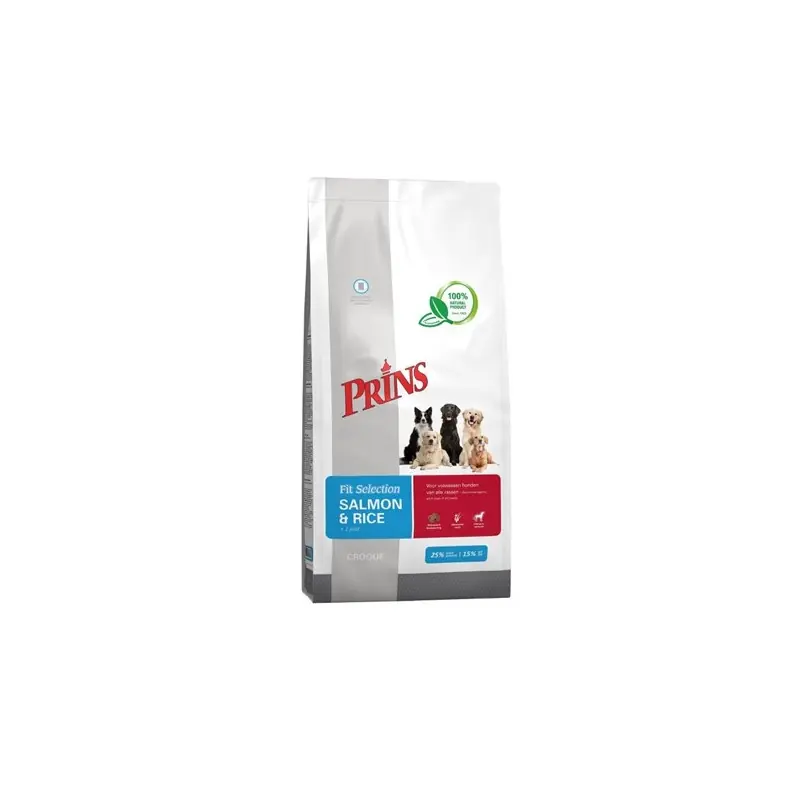Gecertificeerd Prins Fit Selection Salmon & Rice 2 kg