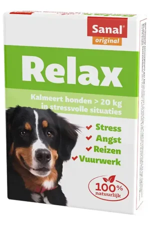 Koop Online Sanal Relax Anti-Stress voor Grote Honden 15 tabletten