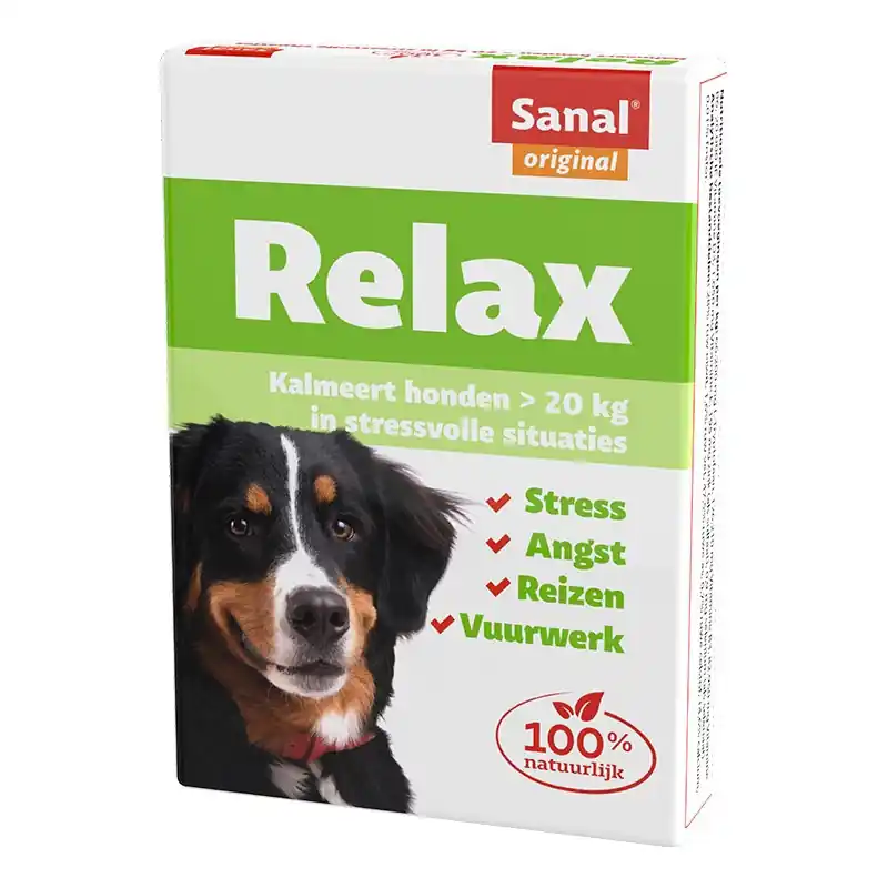 Koop Online Sanal Relax Anti-Stress voor Grote Honden 15 tabletten