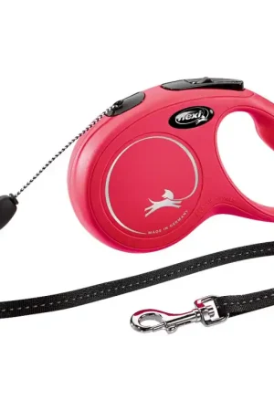Flexi Classic koord S Rood 8 meter Direct Beschikbaar