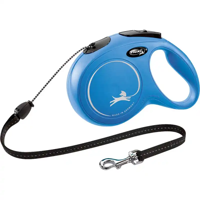 Gratis Retour Flexi Classic koord M Blauw 8 meter