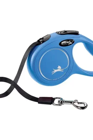 Tijdelijk Beschikbaar Flexi Classic band XS Blauw 3 meter
