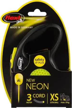 Flexi Rollijn Neon Cord XS geel 3 m Betaalbaar