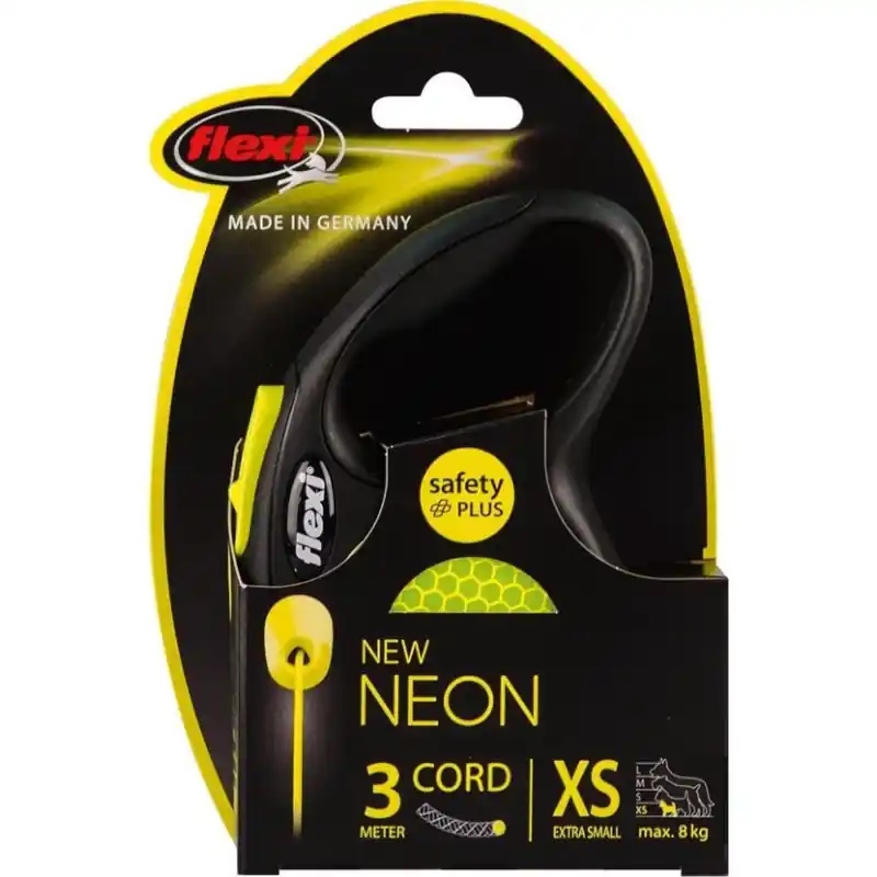 Flexi Rollijn Neon Cord XS geel 3 m Betaalbaar