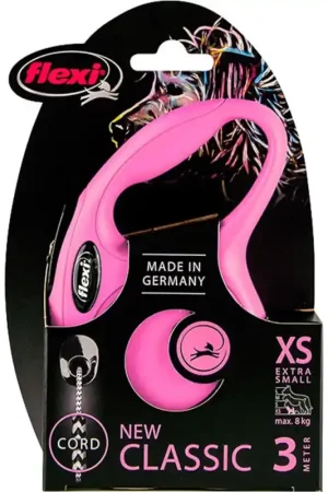 Flexi Classic Koord XS Roze 3 Meter Rechtstreeks Van De Fabrikant