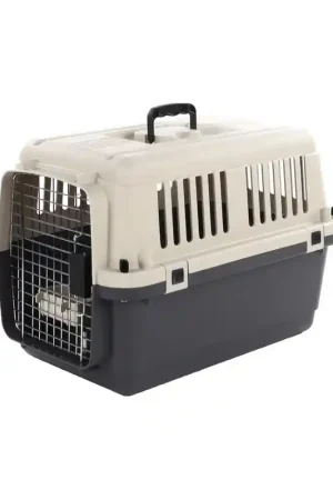 Hete Deal Flamingo Transportkooi Nomad Donkergrijs Small