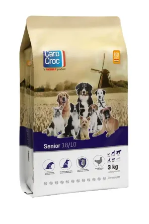Carocroc Premium Senior (18/10) 3kg Populair