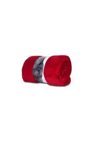 Lex & Max Fleece Plaid 130x180 cm Rood Favoriet