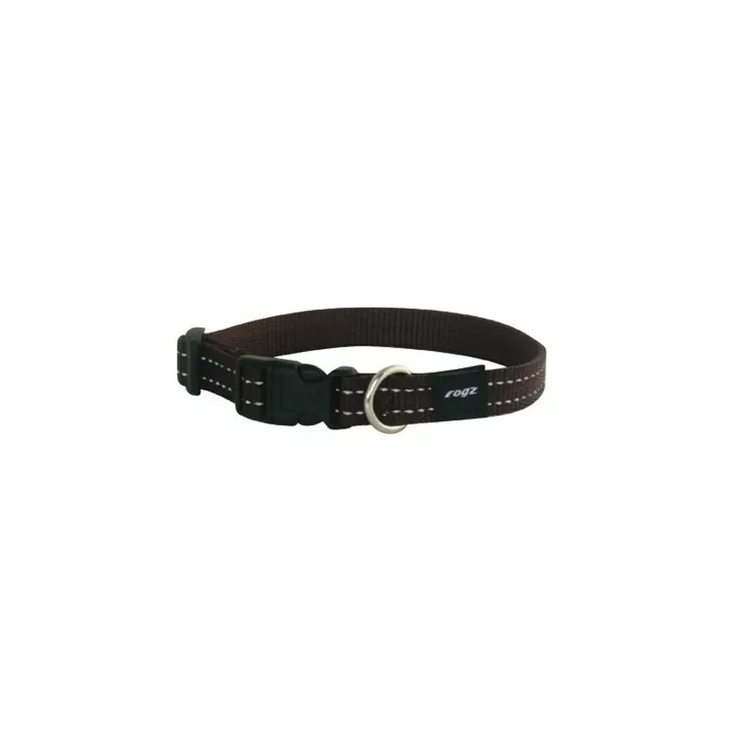 Rogz Halsband Bruin - Medium Aanbieding