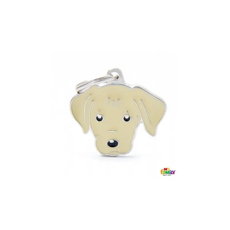 Hondenpenning Labrador - Creme Gecertificeerd