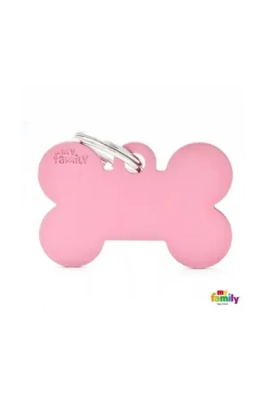 Beperkte Voorraad Hondenpenning Big Bone Pink