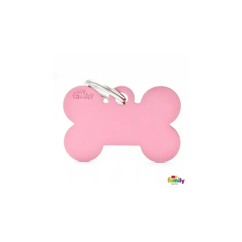 Beperkte Voorraad Hondenpenning Big Bone Pink