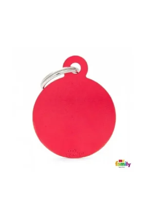 Exclusieve Aanbieding Hondenpenning Big Circle Red