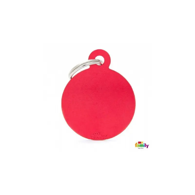 Exclusieve Aanbieding Hondenpenning Big Circle Red