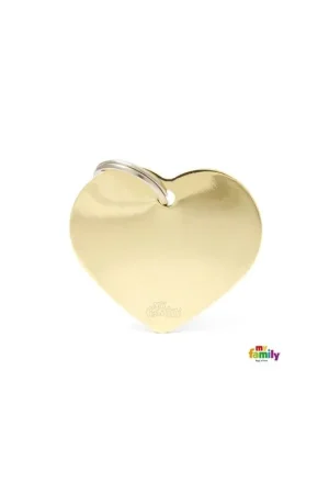 Direct Verzonden MyFamily Penning Hart Goud L