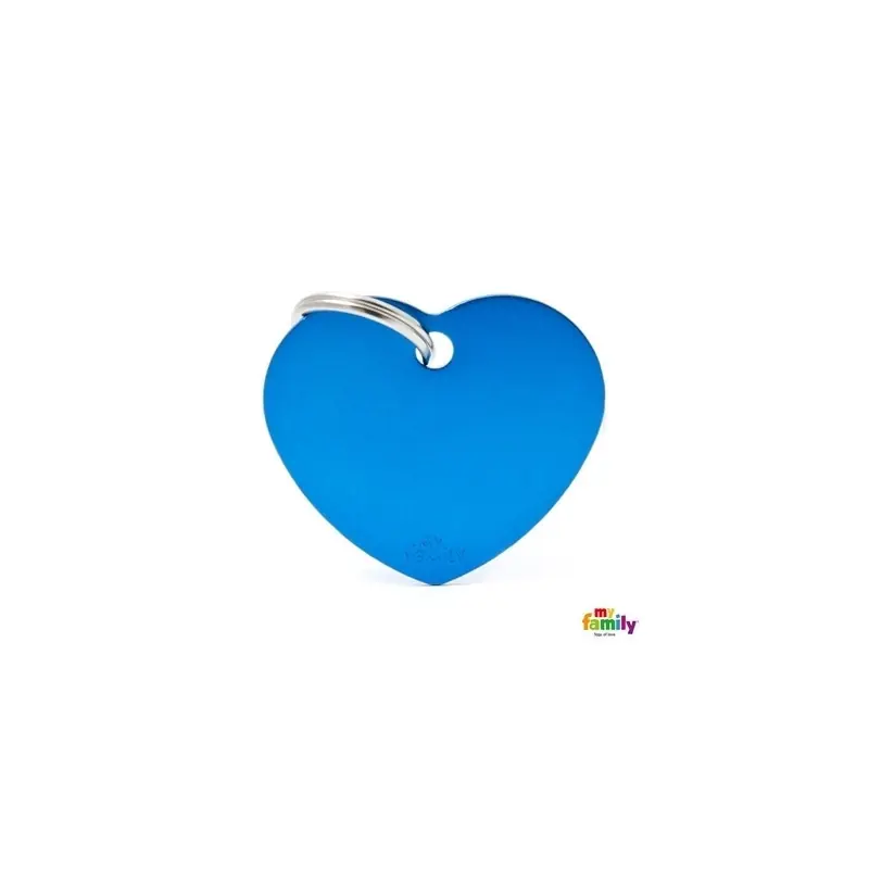 Tijdelijk Beschikbaar MyFamily Penning Hart Blauw L