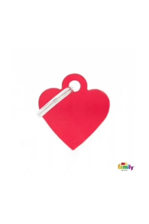 Hondenpenning Small Heart Red Tijdelijk Beschikbaar