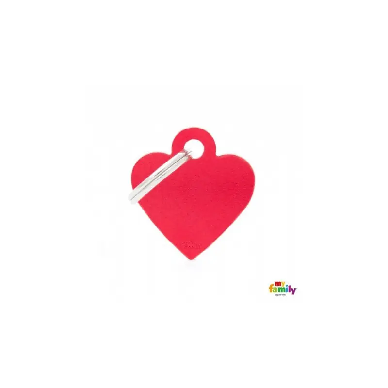 Hondenpenning Small Heart Red Tijdelijk Beschikbaar