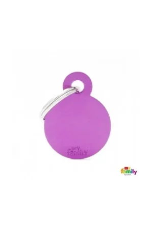 Exclusieve Aanbieding Hondenpenning Small Circle Purple