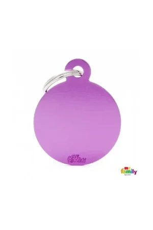 Hondenpenning Big Circle Purple Goedkoop