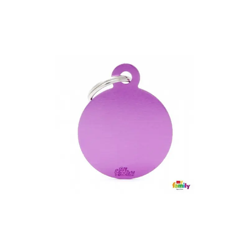 Hondenpenning Big Circle Purple Goedkoop
