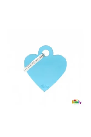 Hondenpenning Small Heart L Blue Weekendaanbieding