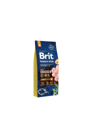 Brit Premium By Nature Junior M 15 kg Gereduceerde Prijs