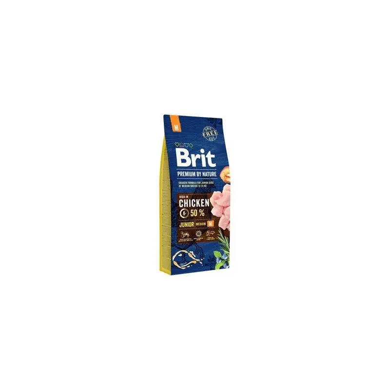 Brit Premium By Nature Junior M 15 kg Gereduceerde Prijs