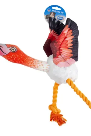 Superprijs Hondenspeelgoed Pluche Flamingo