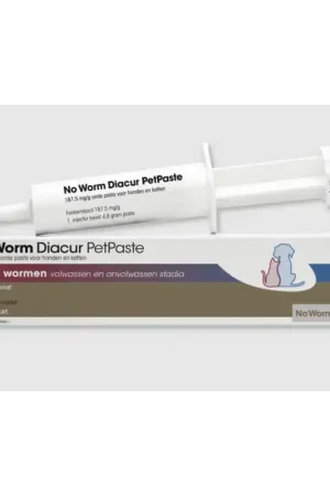 No Worm Diacur PetPaste 4,8 Gram Populair
