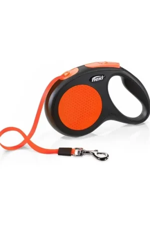 Flexi Rollijn Neon Tape M oranje 5 m Voordeelprijs