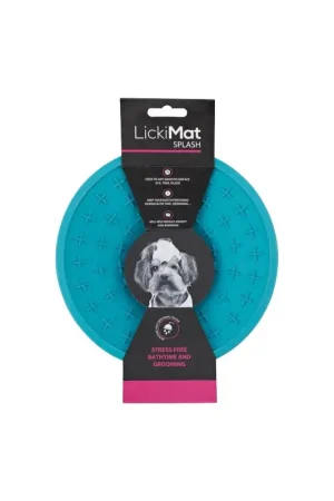 Exclusieve Aanbieding LickiMat Splash Likmat voor Honden - Blauw