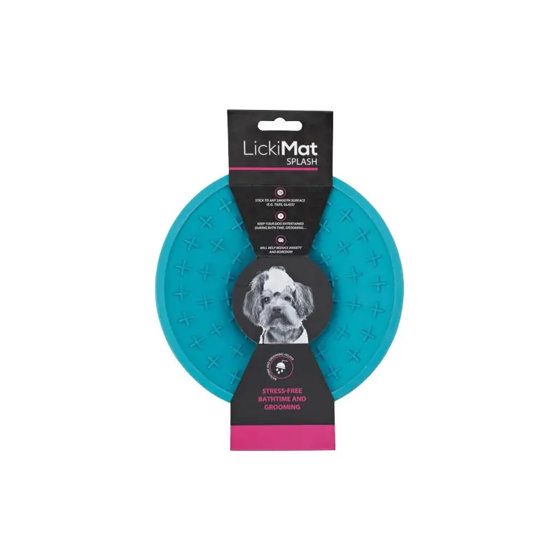 Exclusieve Aanbieding LickiMat Splash Likmat voor Honden - Blauw