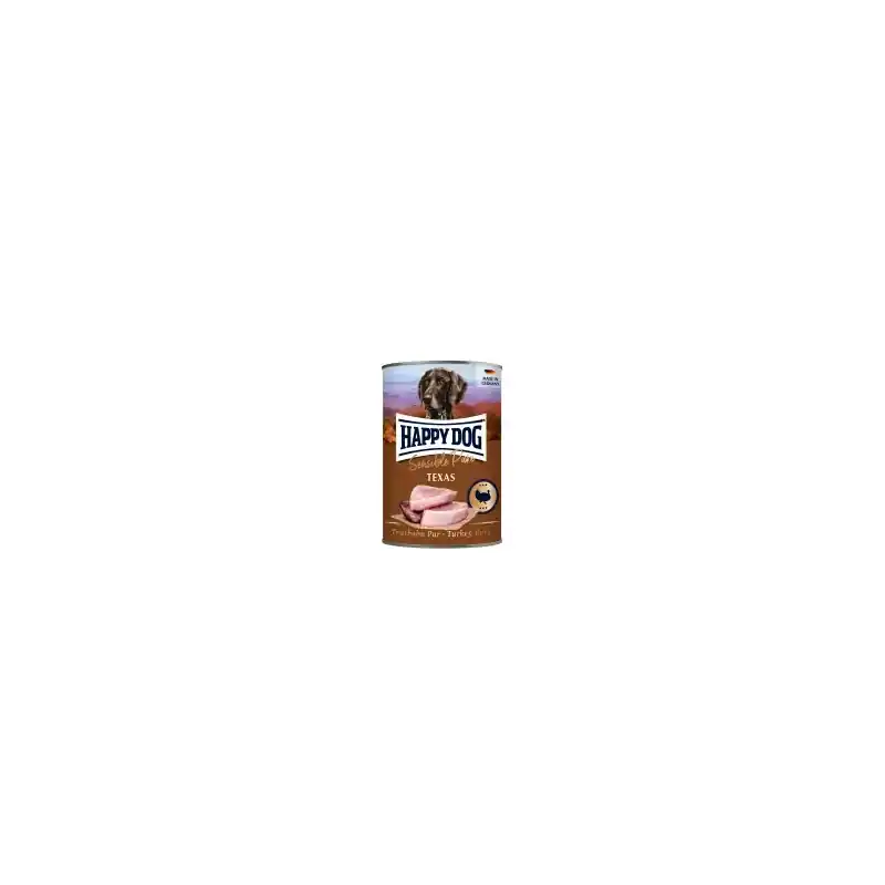 Happy Dog Blik Texas Kalkoen 200 gram Express Levering