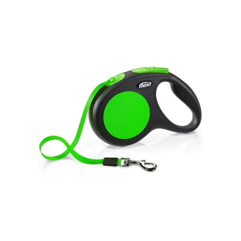 Lage Kosten Flexi Rollijn Neon Tape S groen 5 m