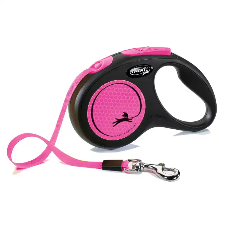 Flexi Rollijn Neon Tape M roze 5 m Koopje