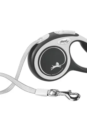 Flexi Rollijn Comfort Tape M zwart 5 m Gratis Retour