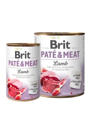 Brit Pate & Meat Lam 400 gram Alleen Vandaag