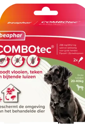 Beaphar COMBOtec Hond 20-40 kg 2 pipetten Snelle Levering