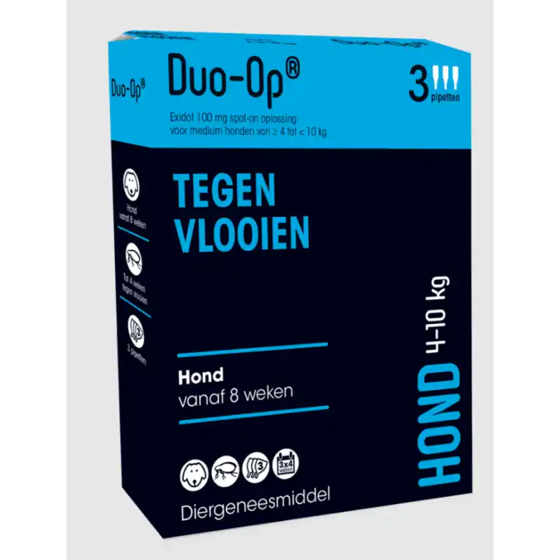 Must-Have Duo Op Anti- Vlooien Pipetten Hond 4-10 kg 3 Pipetten