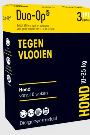 Tijdelijk Beschikbaar Duo Op Anti- Vlooien Pipetten Hond 10-25 kg 3 Pipetten