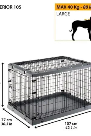 Ferplast superior 105 Zwart Betaalbaar