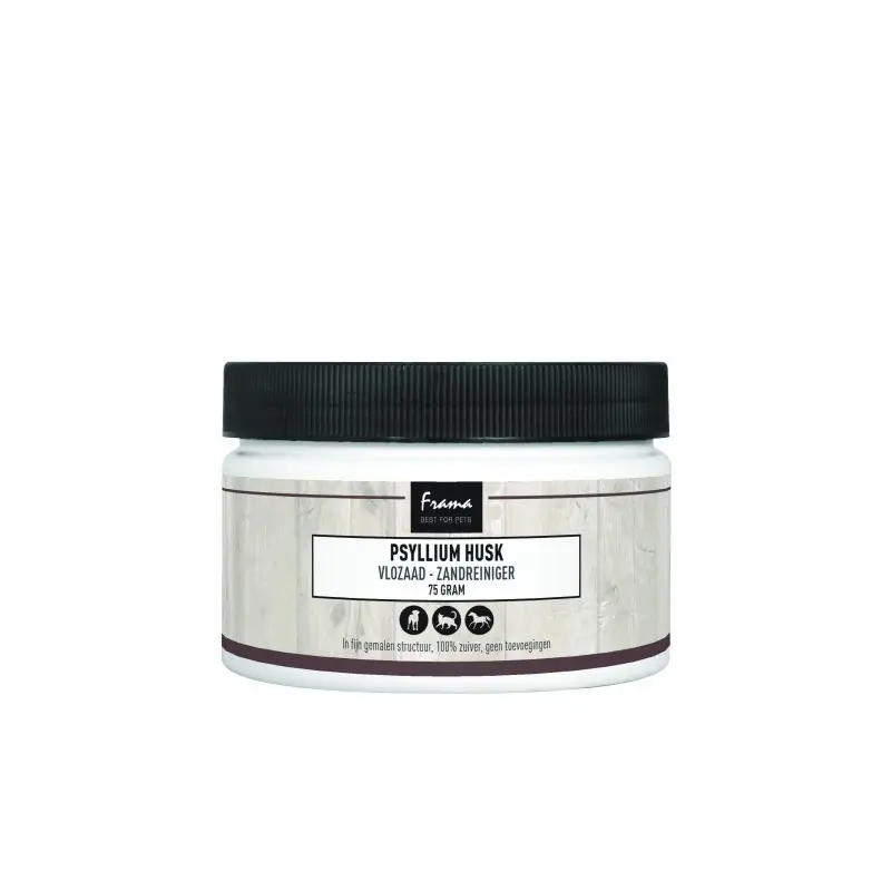 Frama Psyllium Husk Vlozaad Zandreiniger 75 gram Populair