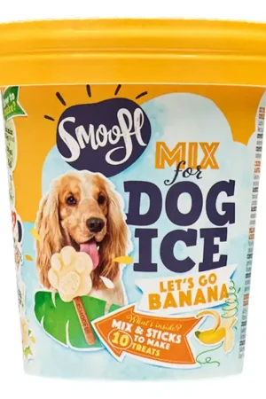 Betaalbaar Smoofl Mix voor Hondenijsjes – Banaan 105 gram