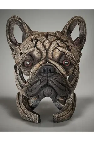 Edge Sculpture Franse Buldog Buste Fawn Laatste Kans