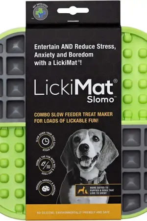 Voordeelprijs LickiMat Slomo Likmat voor Honden - Groen