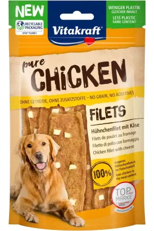 Tijdelijk Beschikbaar Vitakraft Chicken Chees Filets 80gr